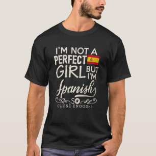 T-shirt Espagne Drapeau fille Espagnol Pride Souvenir Femm