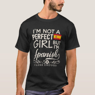 T-shirt Espagne Drapeau fille Espagnol Pride Souvenir Femm