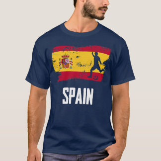 T-shirt Espagne Drapeau Jersey Espagnol Soccer Team Espagn