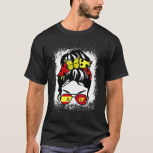 T-shirt Espagne Drapeau Patriotique Espagne Fierté Messy B