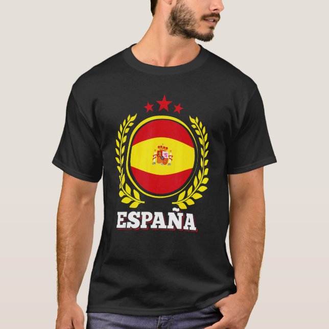 T-shirt Espagne Drapeau patriotique espagnol Pride España (Devant)