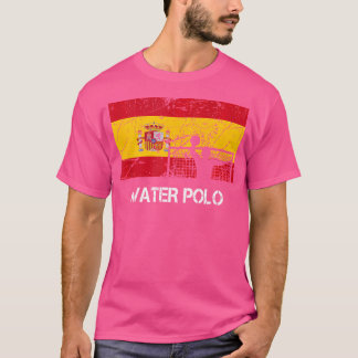 T-shirt Espagne Drapeau Polo Funky Pour Water Polo Player