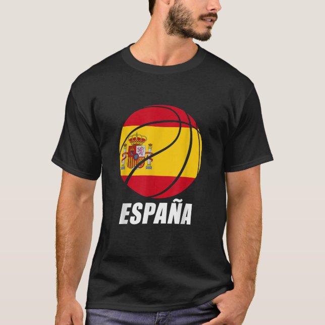T-shirt Espagne drapeau USA Majorque Madrid drapeau de l'A (Devant)