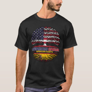 T-shirt Espagne Espagne Espagne États-Unis Amérique États-