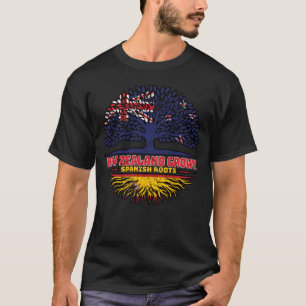 T-shirt Espagne Espagne Nouvelle-Zélande Nouvelle-Zélande 