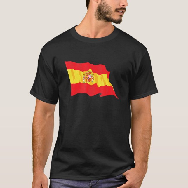 T-shirt Espagne Espagnol Pride Espana Drapeau Football de  (Devant)