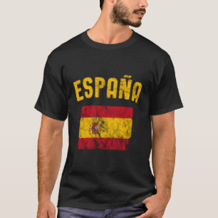 T-shirt Espagne Espana Drapeau Distorti
