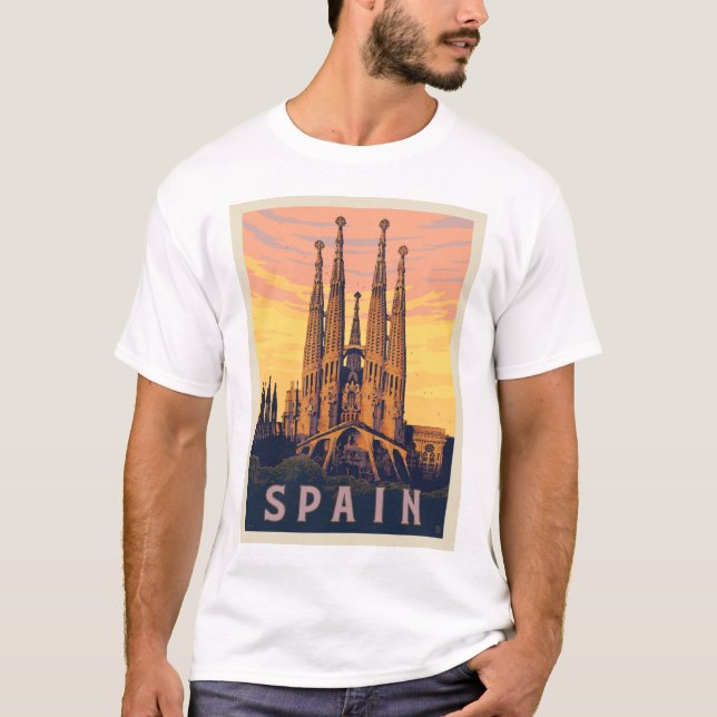 T-shirt Espagne | Familia Sagrada (Devant)