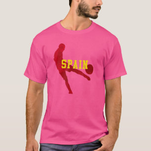 T-shirt Espagne Football Supporter Visiteur Espagnol Footb
