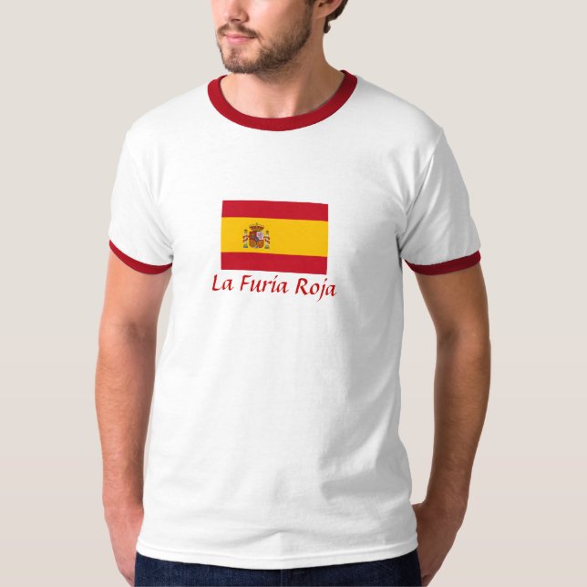 T-shirt Espagne "La Furia Roja" (Devant)