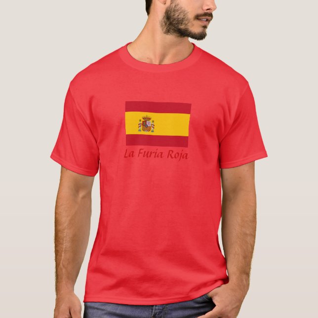 T-shirt Espagne "La Furia Roja" (Devant)