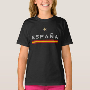 T-shirt Espagne maillot de football drapeau espagnol