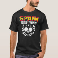 Espagne Ping Pong espagnol Table de tennis Équipe 