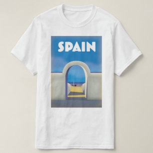 T-shirt Espagne Retro Vacances art