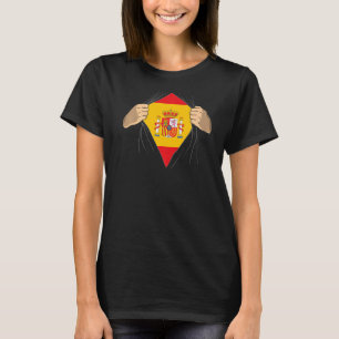 T-shirt Espagne - Roches du drapeau