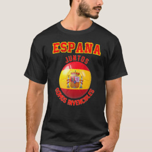 T-shirt Espagne Slogan pour les fans de l'équipe espagnole