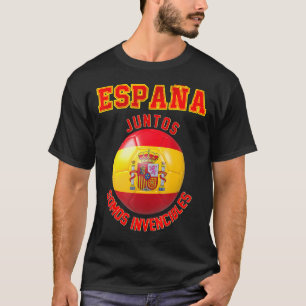 T-shirt Espagne Slogan pour les fans de l'équipe espagnole