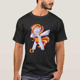 T-shirt Espagne Soccer Unicorn Bal Espagnol drapeau Espana