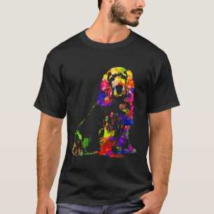 T-shirt Espagnol Aquarelle Chien Hommes Femmes