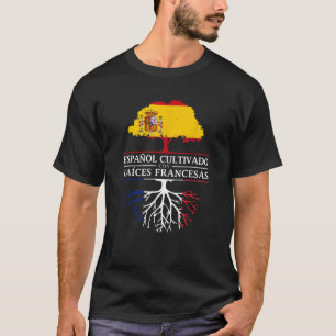 T-shirt Espagnol cultivé avec des racines françaises Franc