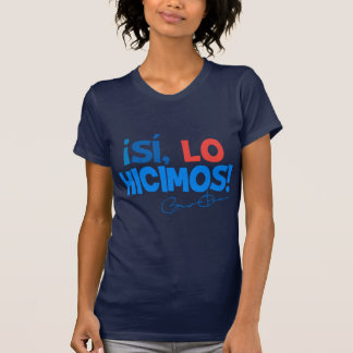 T-shirt Espagnol d'Obama oui nous avons fait