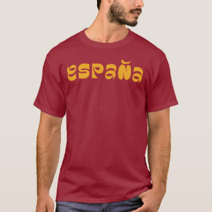 T-Shirt Espana création logo typographie