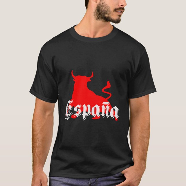 T-shirt Espana Espagne Bull (Devant)