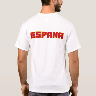 T-shirt Espana Espagne texte en gras et symbole du drapeau