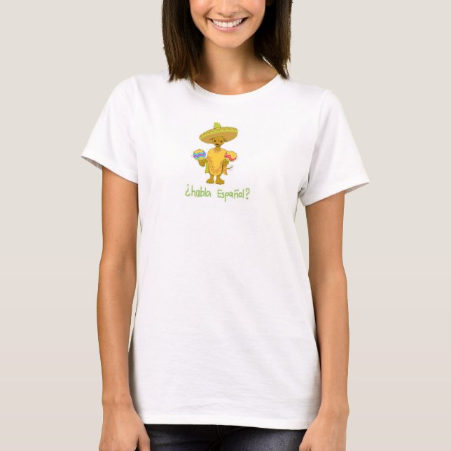 T-shirt espanol de habla (Devant)