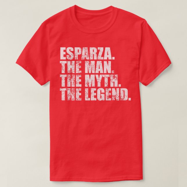 T-shirt Esparza Esparza Nom de famille Esparza nom de fami (Design devant)