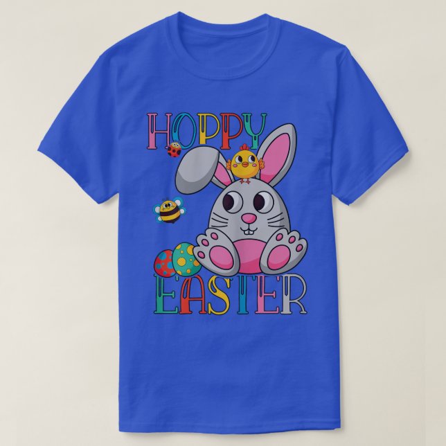 T-shirt Espèce De Lapin De Pâques, Les Filles De Lapin  (Design devant)