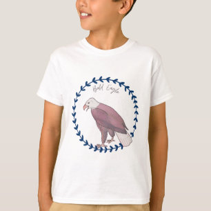T-shirt Espèce d'oiseau pygargue à tête blanche ornitholog