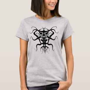 T-shirt Espèces Aliens Tatouage Tribal Design - noir