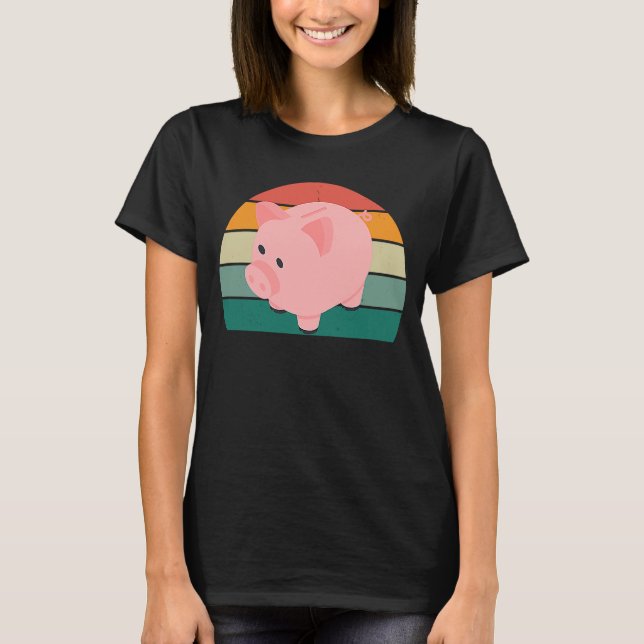 T-shirt Espèces de monnaie compte bancaire placement actio (Devant)