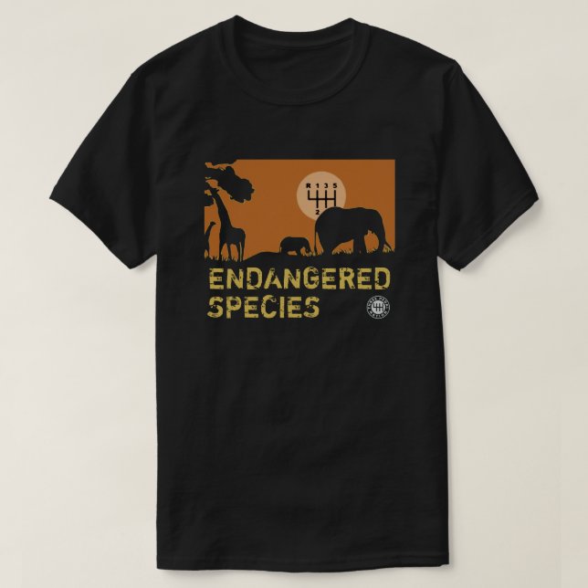 T-shirt ESPÈCES EN DANGER (Design devant)