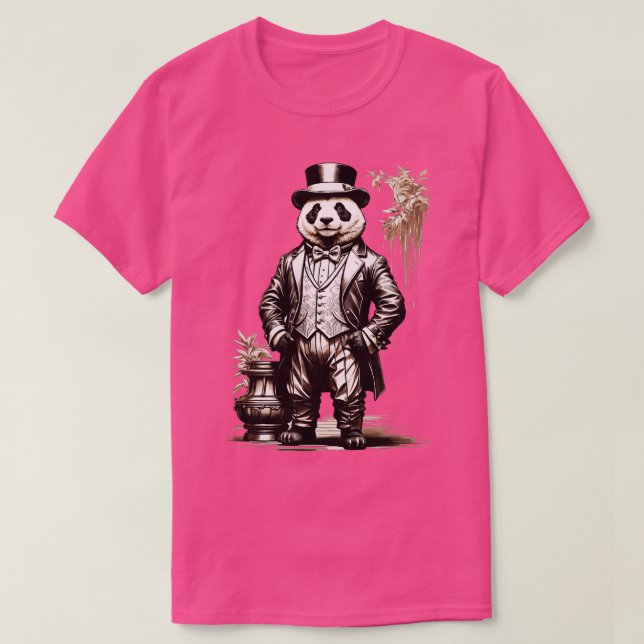 T-shirt Espèces en péril Panda Bear Dr Garfield (Design devant)