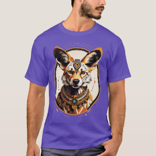 T-shirt Espèces en voie de disparition Chien sauvage afric