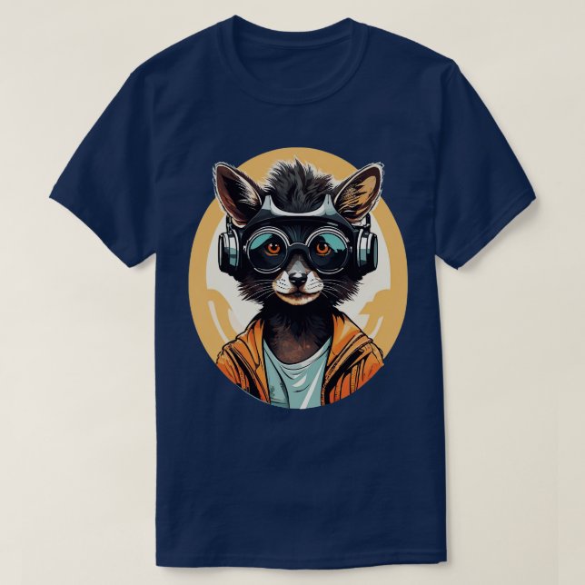 T-shirt Espèces menacéesAye Aye Devin (Design devant)