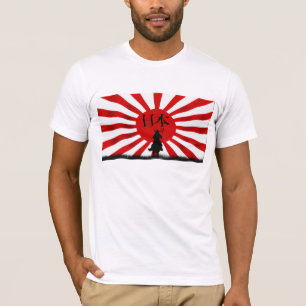 T-shirt ESPÉRANCE POUR JAPON Samurai Drapeau d'aide aux tr