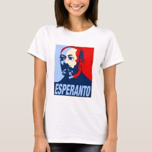T-shirt Esperanto L Zamenhof Hope Inspecred Venin Idea T-S