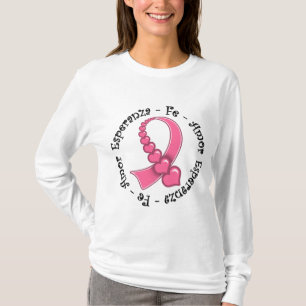 T-shirt Esperanza Fe Amor Cancer de Mama