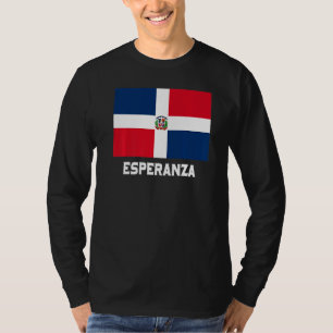T-shirt Esperanza République Dominicaine Drapeau Emblem Es