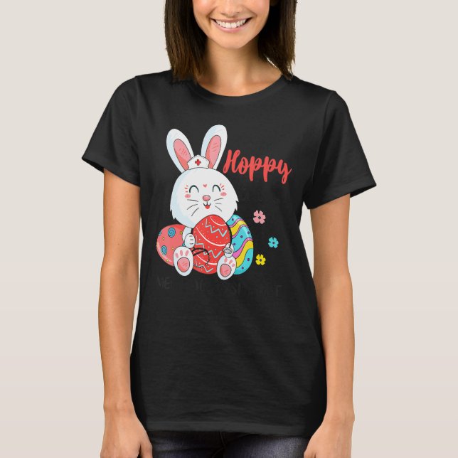 T-shirt Espérer Être Médicale Assistant Bunny Easter Eggs  (Devant)