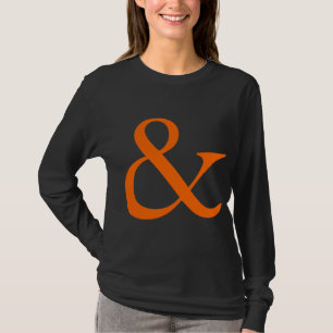 T-shirt Esperluète - orange