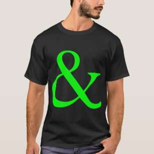T-shirt Esperluète - vert