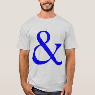 T-shirt Esperluette - Bleu