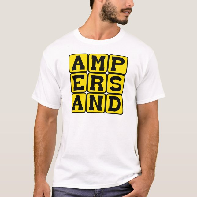 T-shirt Esperluette, Type de ponctuation (Devant)
