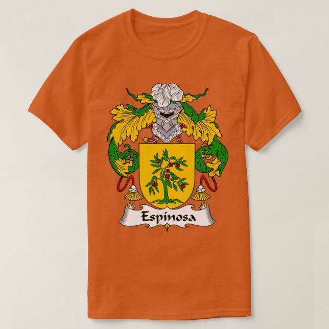 T-shirt Espinosa Coat of Arms Family Crest (Design devant)