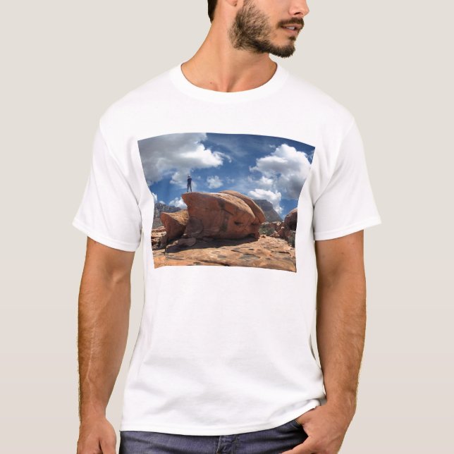 T-shirt Esplanade du sentier Thunder River - Grand Canyon (Devant)