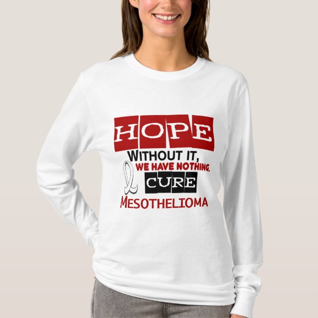 T-shirt ESPOIR 2 de mèsothéliome (Devant)